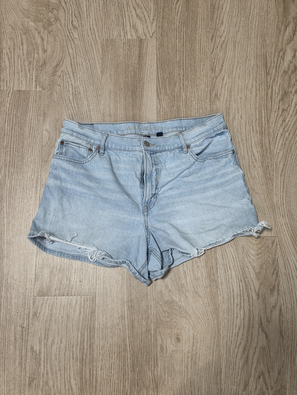 American Eagle Outfitters Light Blue Denim Cutoff Shorts